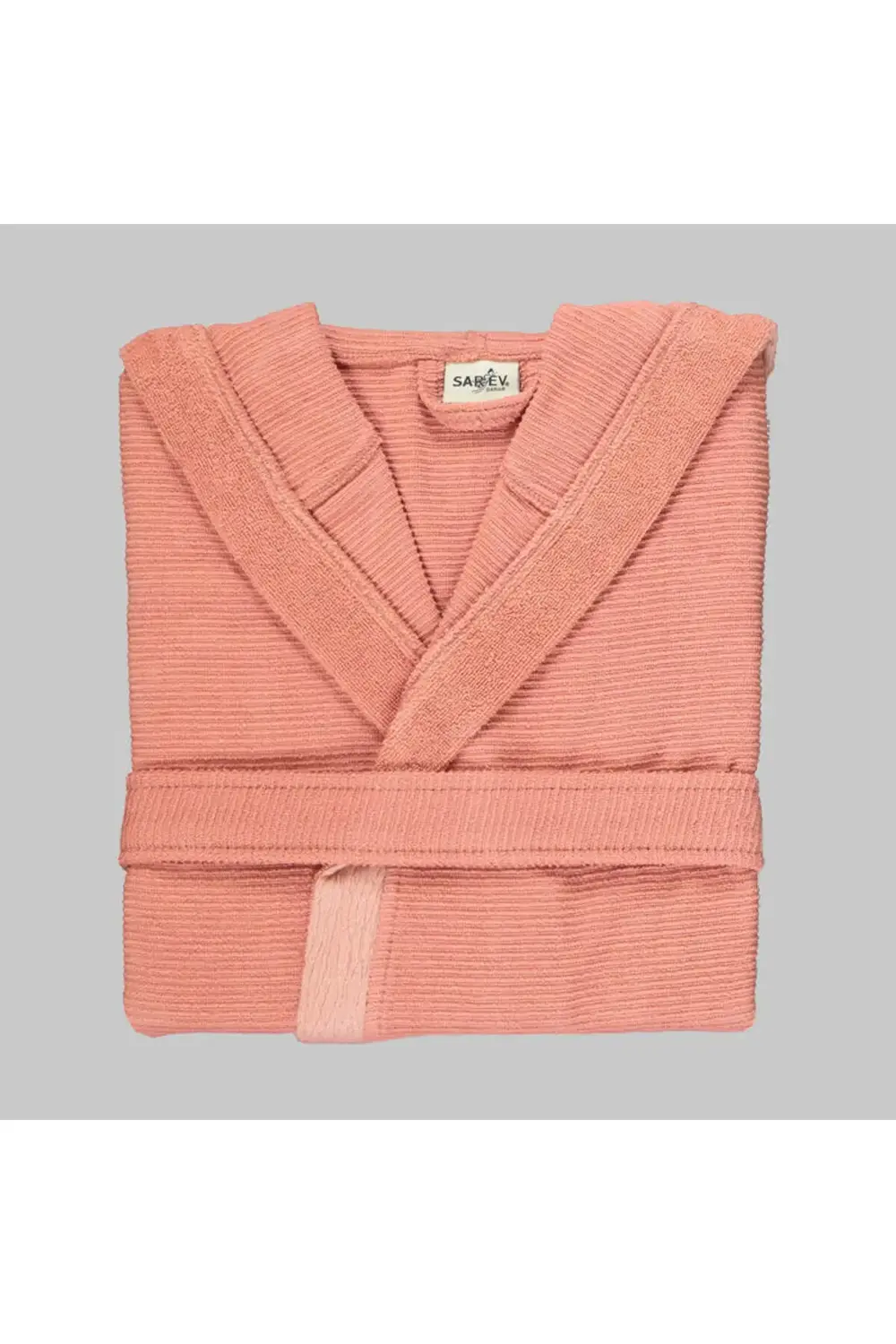 Sarev %100 Pamuk Street Somon Bornoz (M)