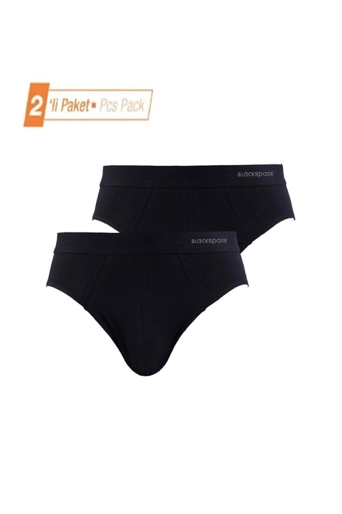 Blackspade %100 Pamuklu 2'Li Ekonomik Paket Erkek Slip