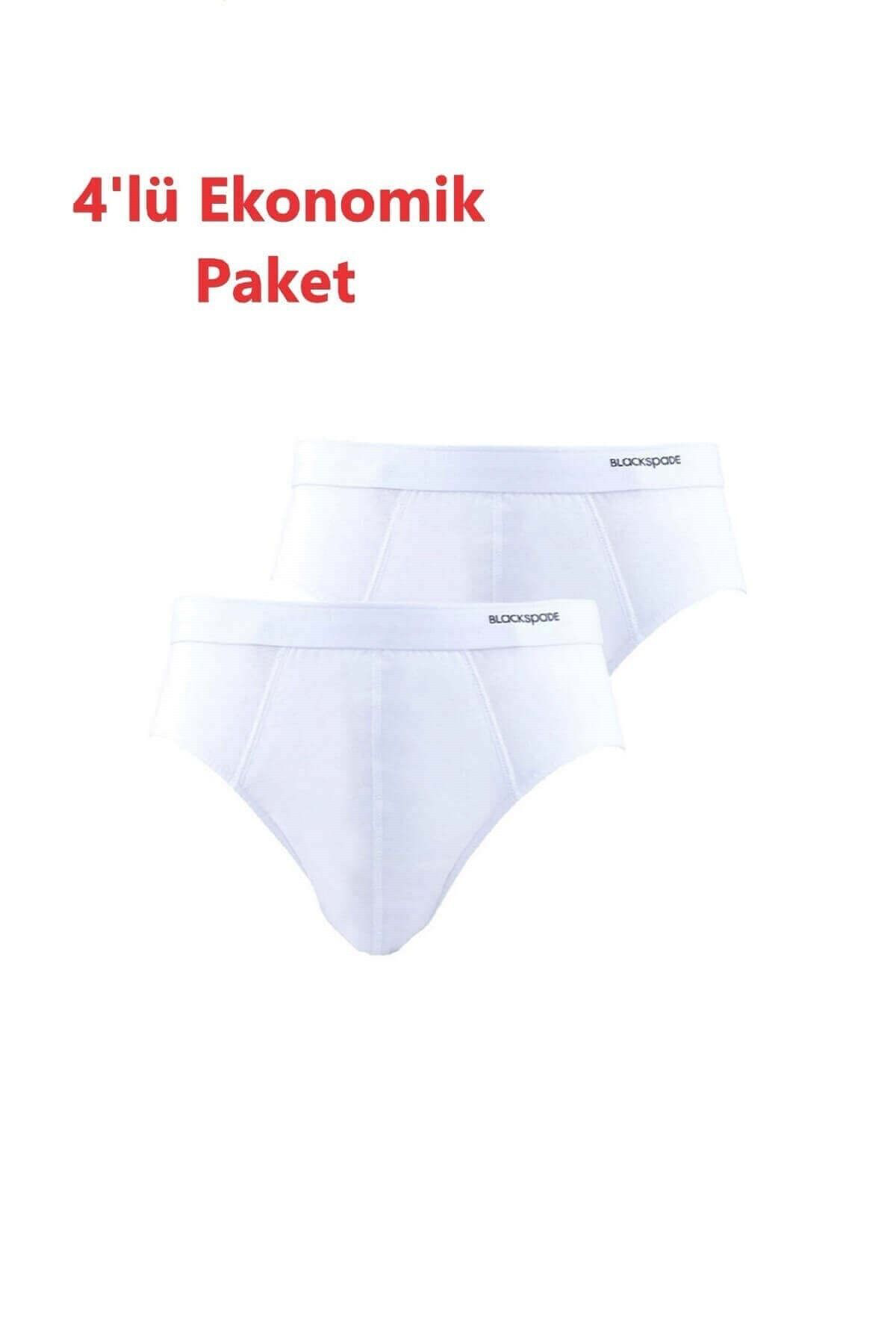 Blackspade %100 Pamuklu 4'Lü Ekonomik Paket Erkek Slip