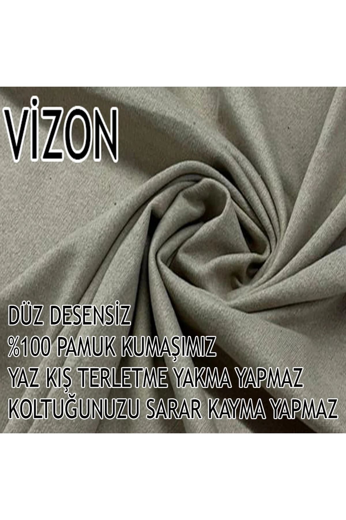 %100 Pamuklu Kumaş 1 Adet Üçlü Koltuk Kılıfı, Komple Kaplama, Ter