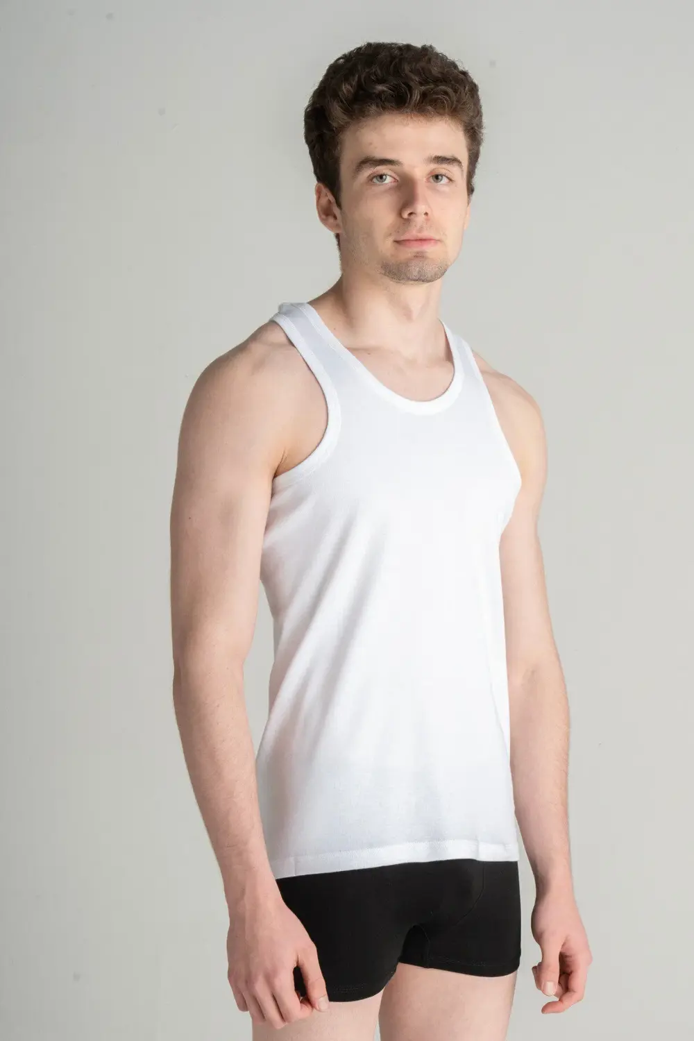 %100 Pamuklu Sporcu Erkek Atlet