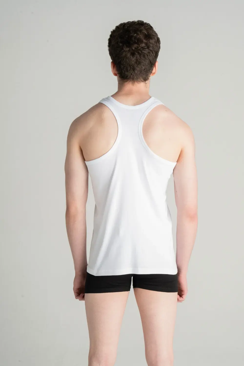 %100 Pamuklu Sporcu Erkek Atlet