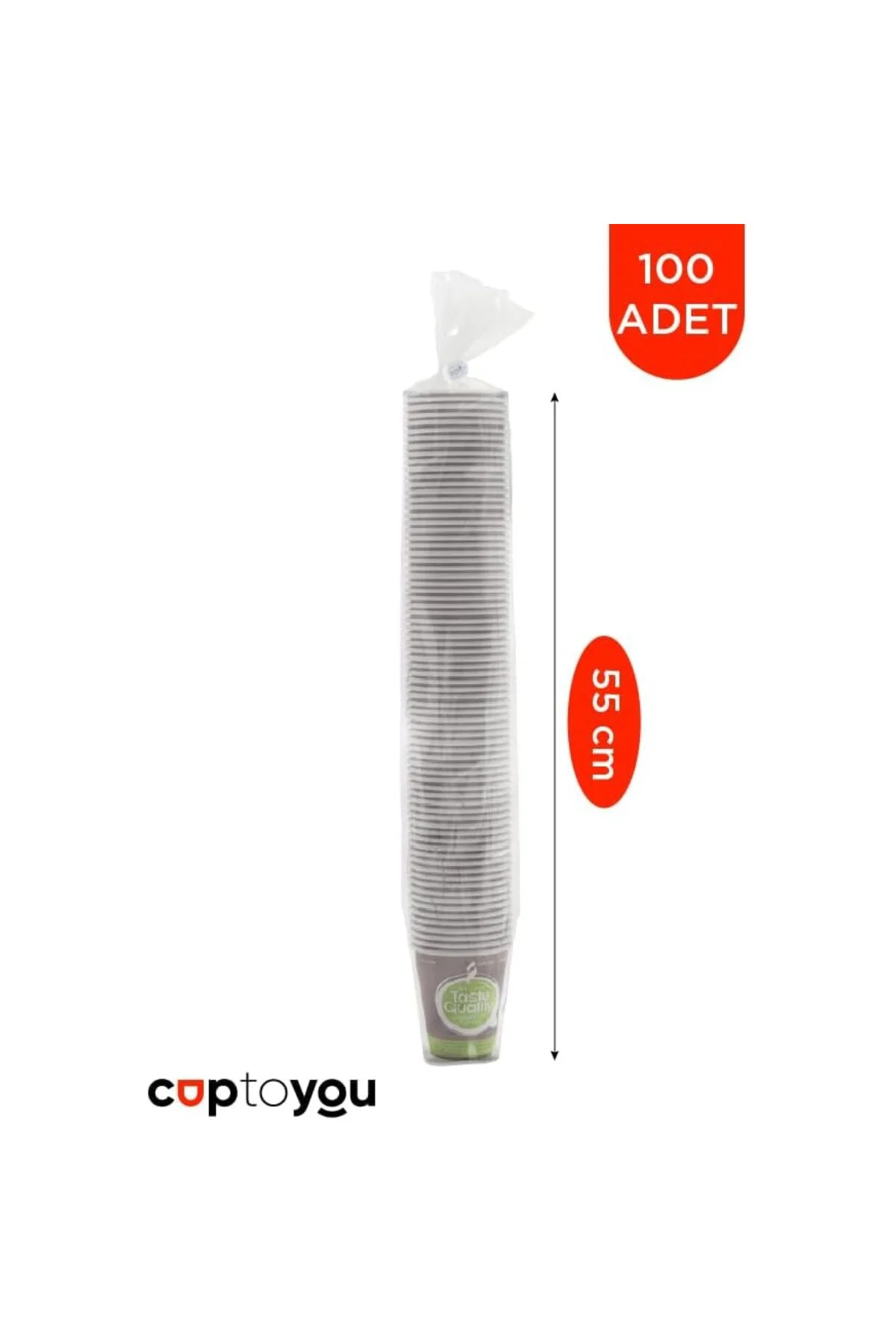 100 parça tek kullanımlık karton bardak 6 oz, otomat bardakları 150 ml, Taste Quality küçük 100 parça tek kullanımlık karton bardak 6 oz, otomat bardakları 150 ml, Taste Quality küçük