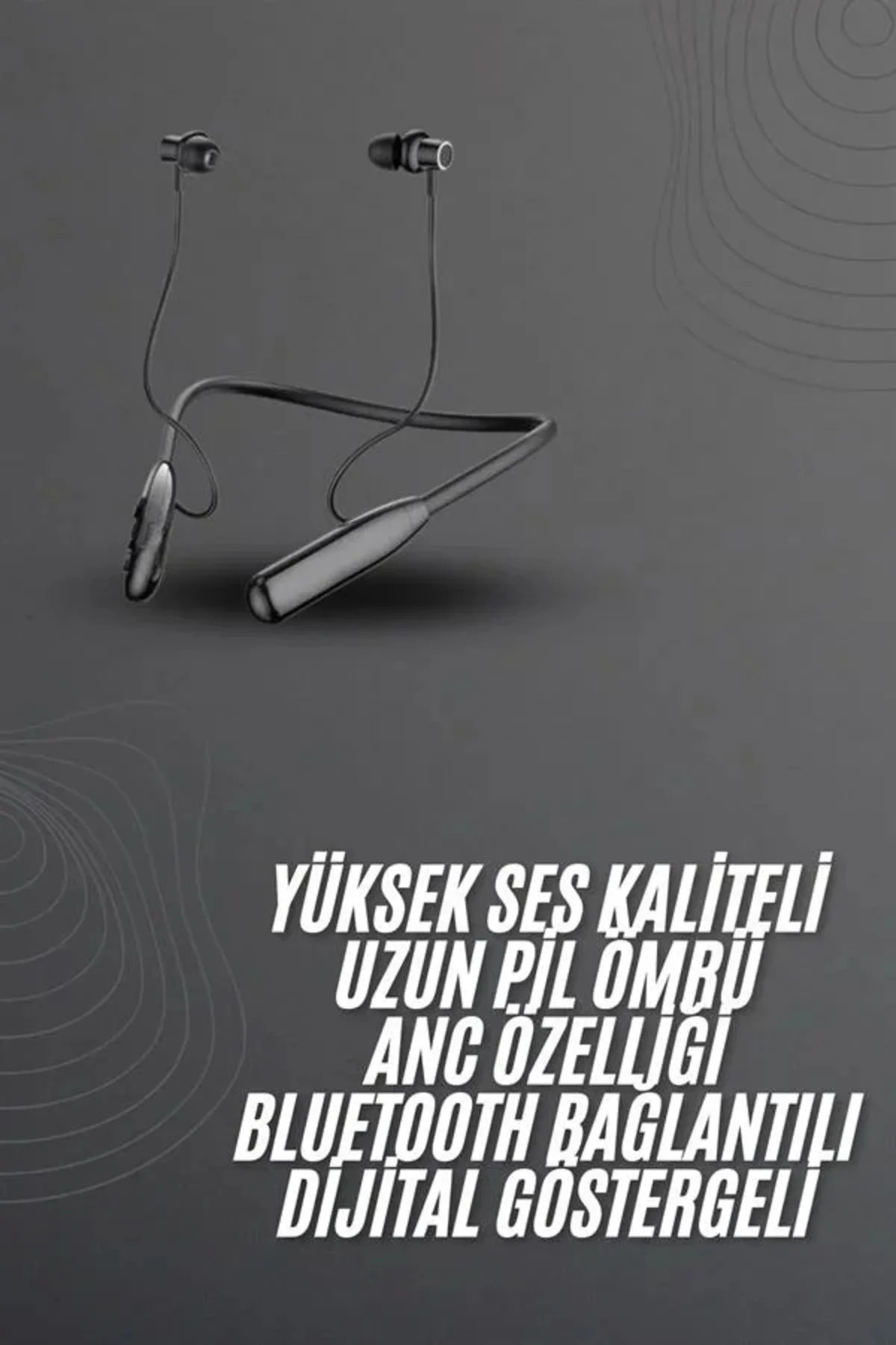 100 Saat Bluetooth Kulaklık Dijital Göstergeli ANC Özelliği Kablolu 100 Saat Bluetooth Kulaklık Dijital Göstergeli ANC Özelliği Kablolu