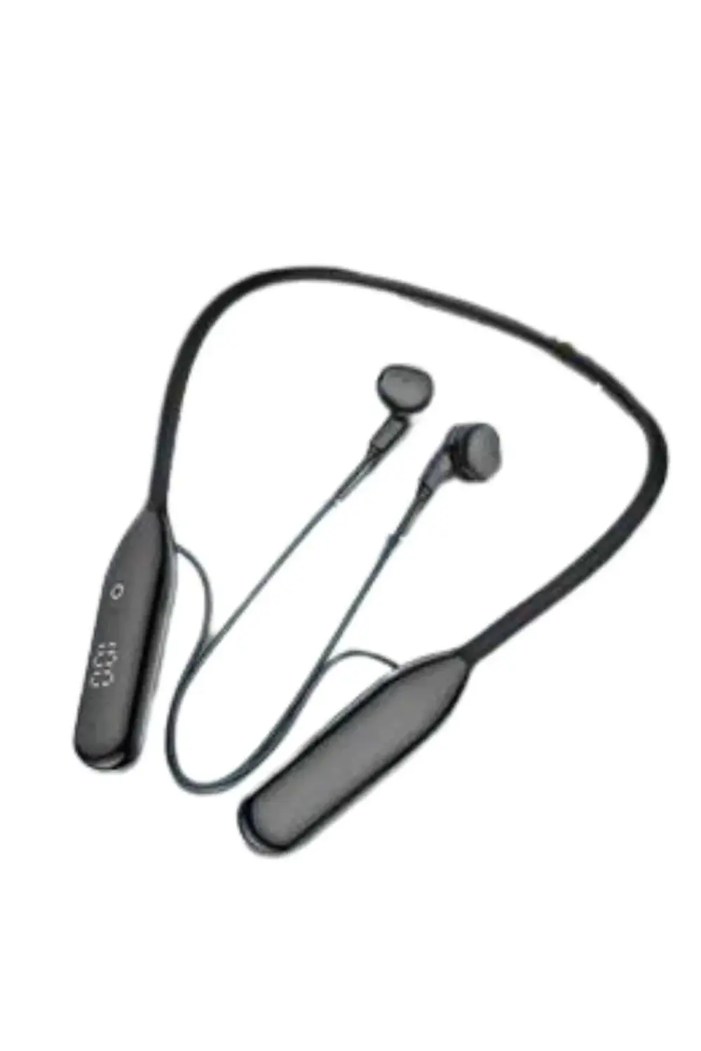 100 Saat Kablolu Boyun Askılı Dijital Göstergeli Bluetooth Kulakl