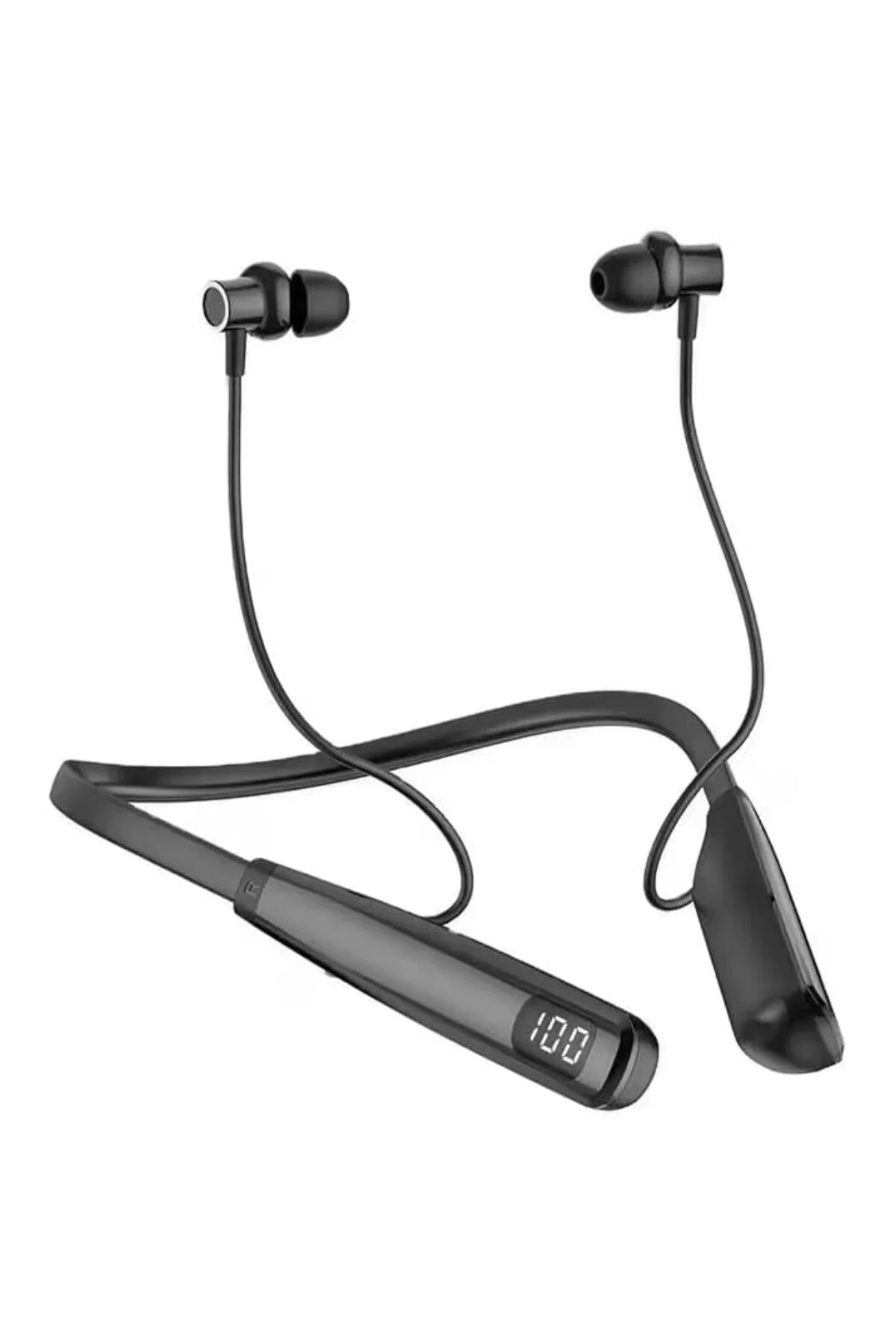 100 Saat Şarjlı Boyuna Takılan Kablosuz Bluetooth Sporcu Kulaklık