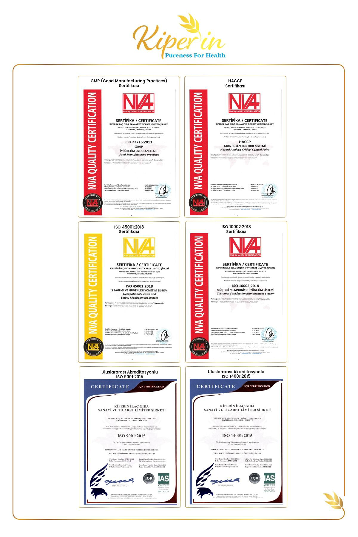 Kiperin Collagen %100 Saf Ve Doğal Yüksek Biyoaktif Çift Hidrolize Kolajen Peptitl