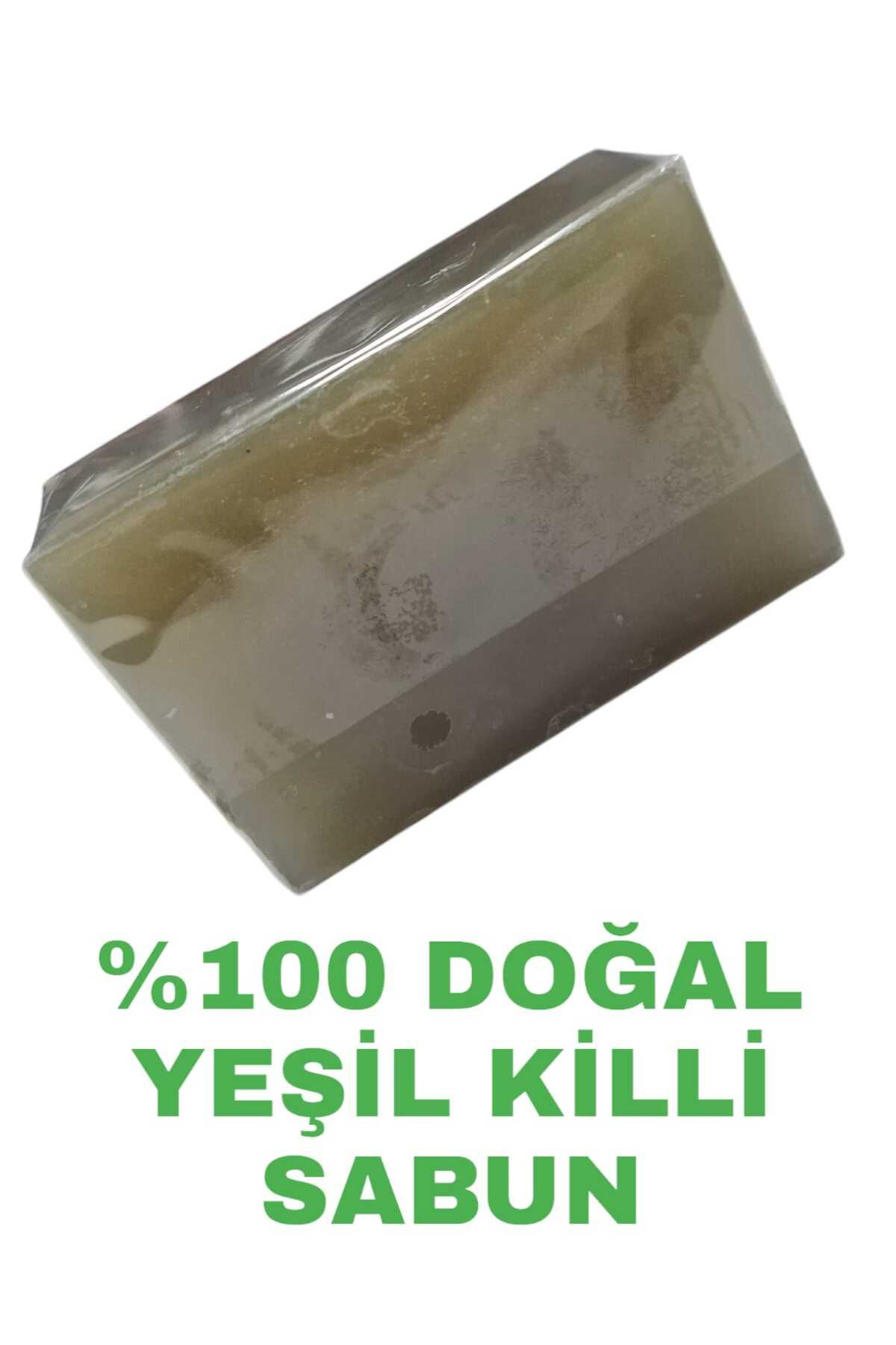 %100 Saf Yeşil Killi Doğal Sabun Yüz Aydınlatıcı Etkisi Killi ( 1