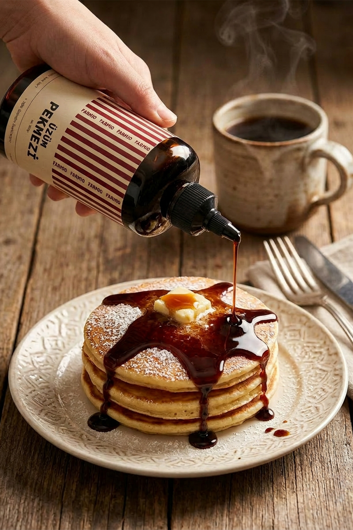 %100 Üzüm Pekmezi 500gr – Doğal ve Katkısız – Aç/Kapa Sıkma Şişe