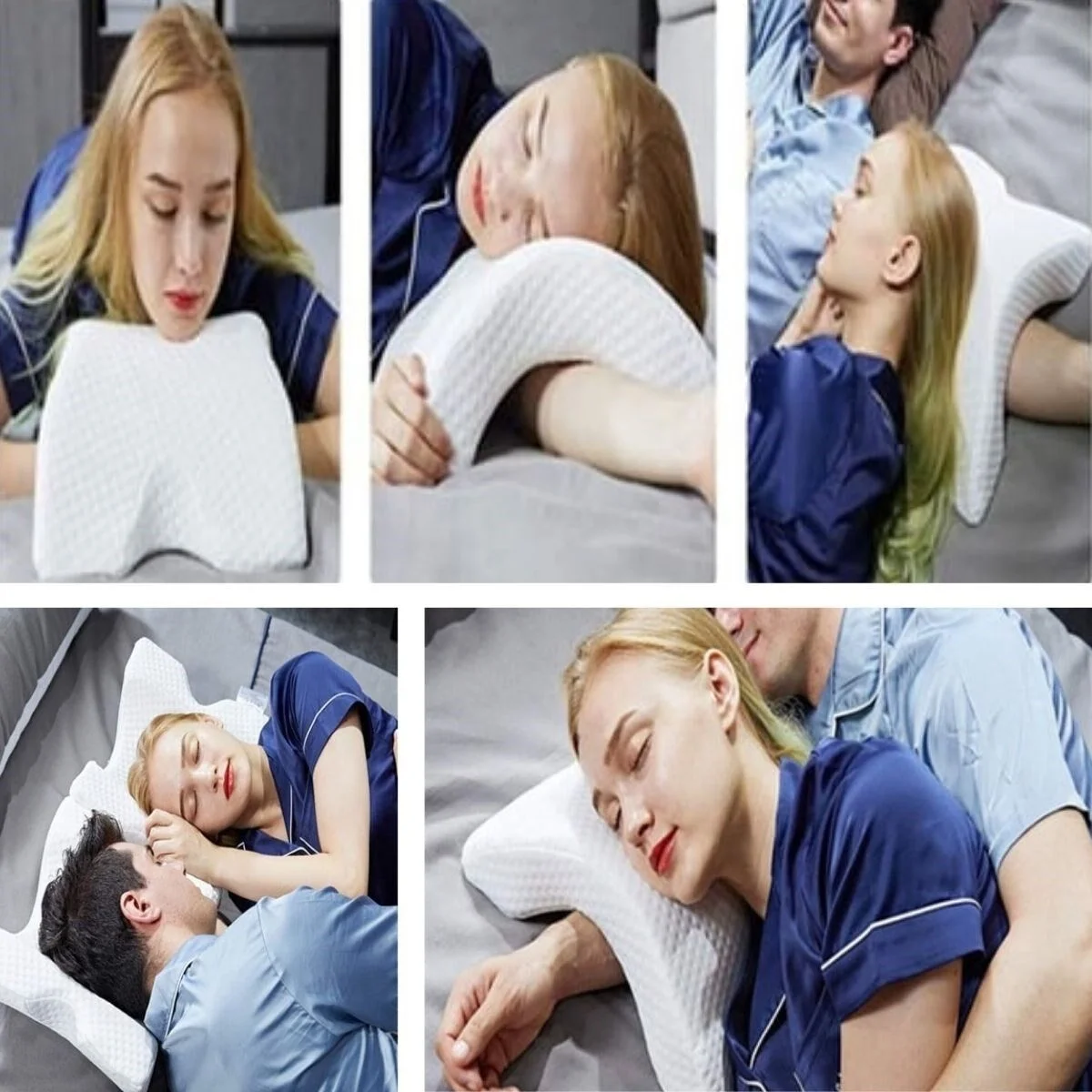 % 100 Visco Kavisli Ortopedik Yıkanabilir Kumaş Kılıflı Bel Boyun Bacak Ağrıları İçin Yastık