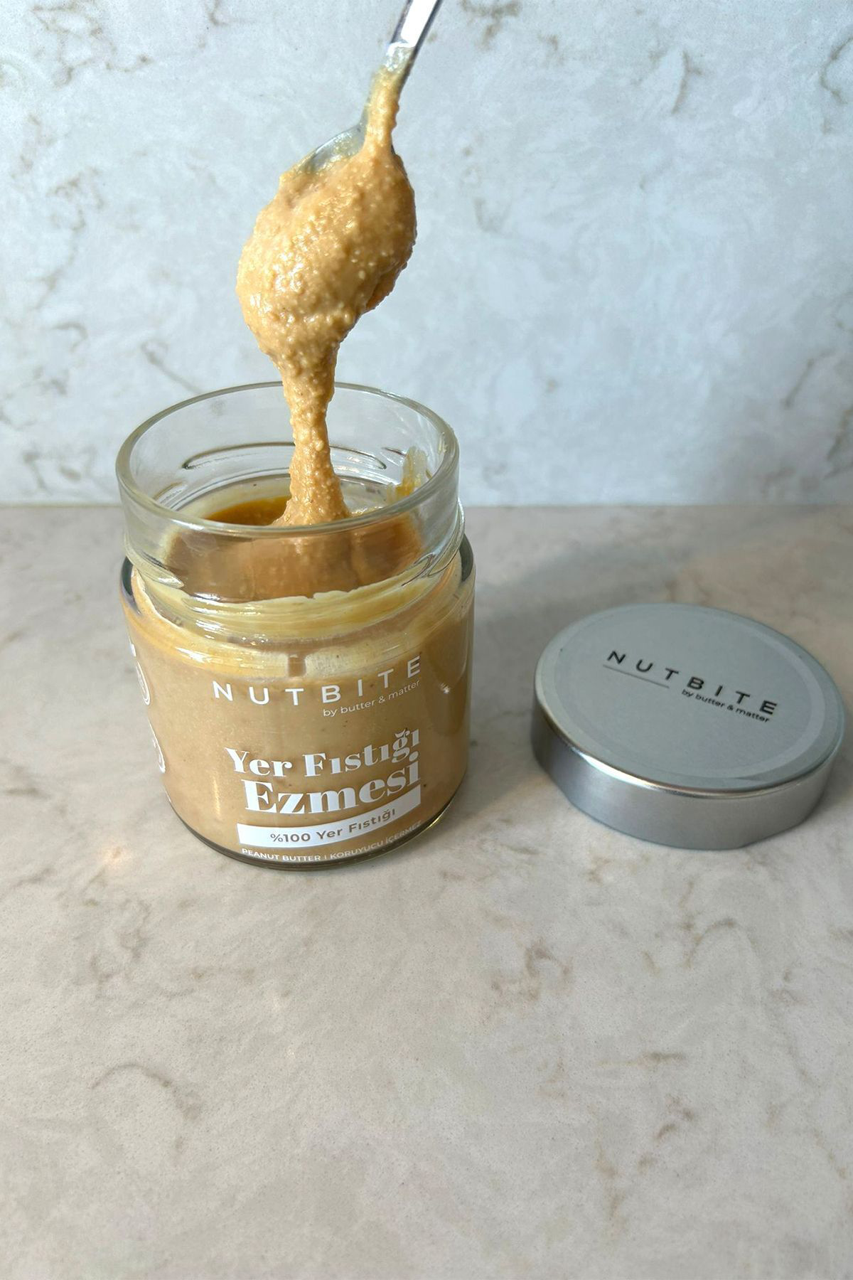 %100 Yer Fıstığı Ezmesi - Şeker İlavesiz - 200gr - Katkısız Koruy