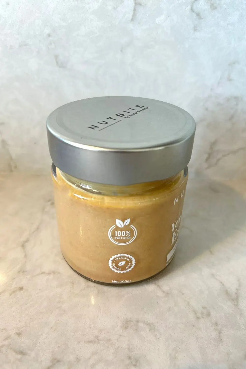 %100 Yer Fıstığı Ezmesi - Şeker İlavesiz - 200gr - Katkısız Koruy