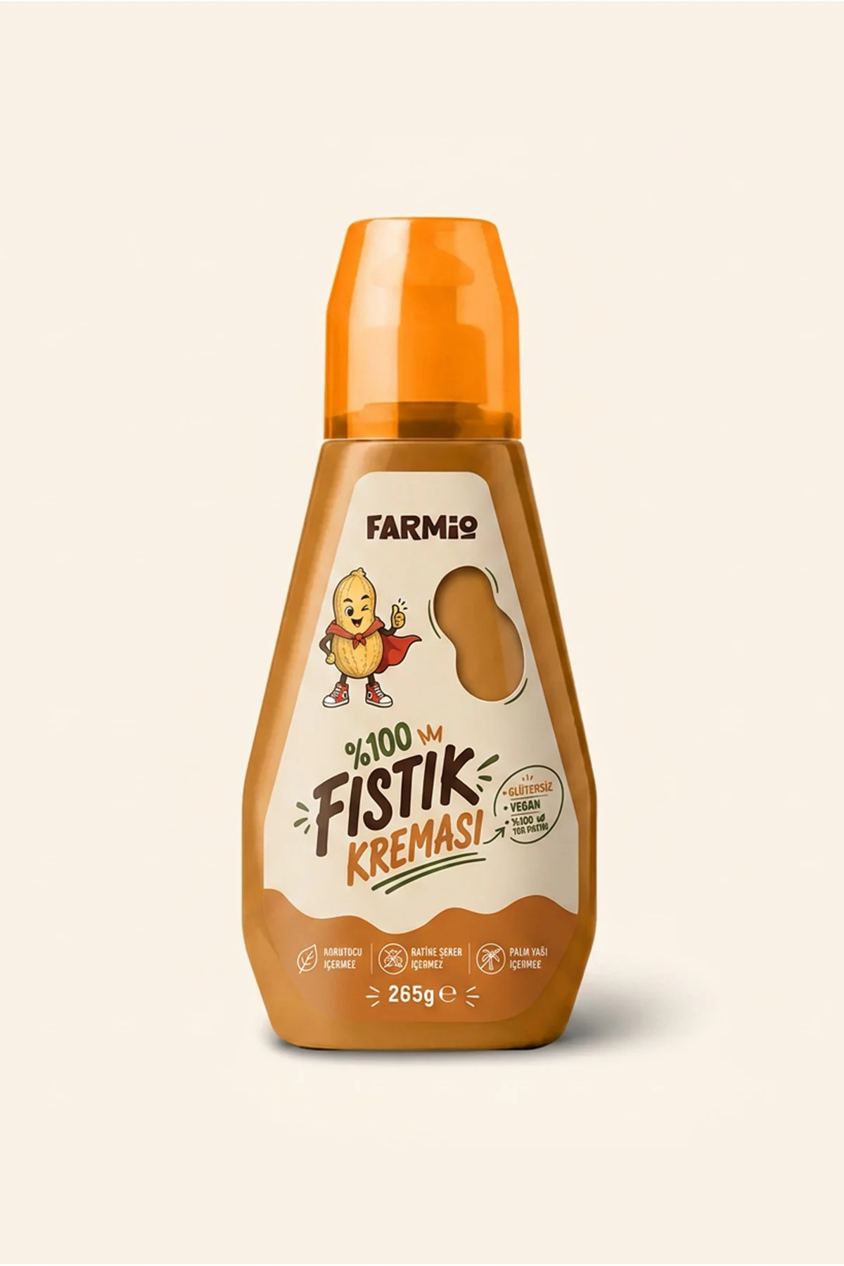 %100 Yer Fıstığı Kreması - 265gr - Sıkmalık Pratik Şişe Fiyatı, Yorumları ve Özellikleri