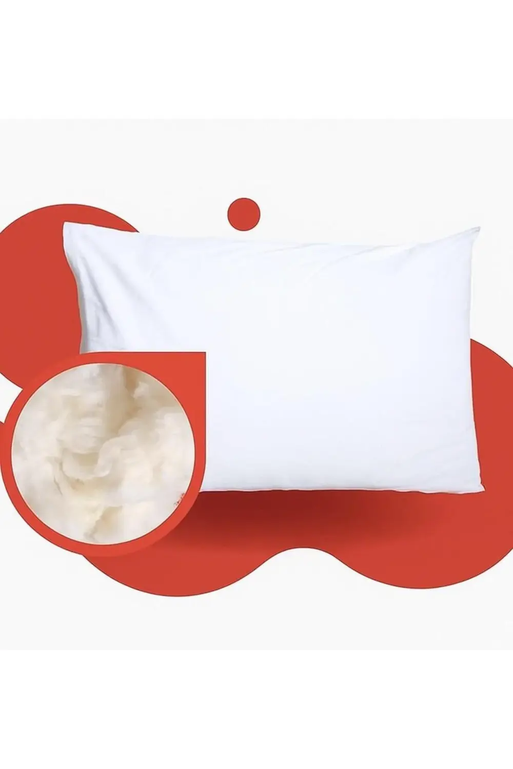 %100 Yün Dolgulu Tekli Yastik