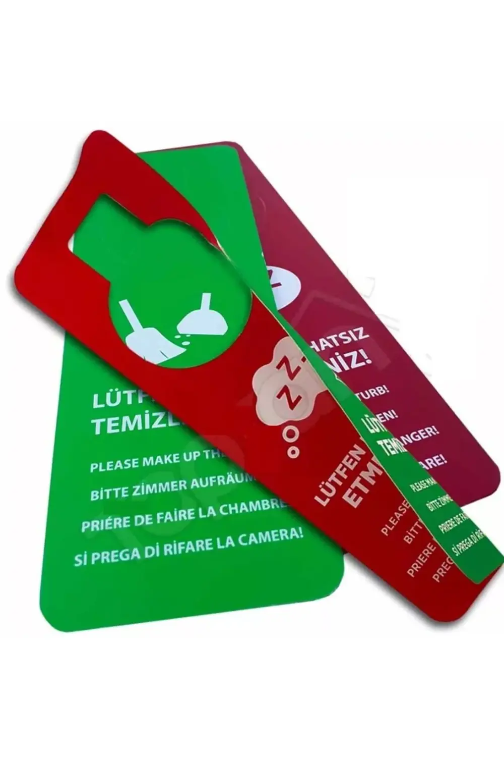 1000 Adet Dnd Çift Taraflı Kart Rahatsız Etmeyin Odayı Temizleyin