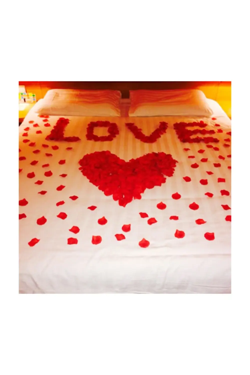 1000 Adet Gül Yaprağı Yapay Kırmızı Gül Yaprak