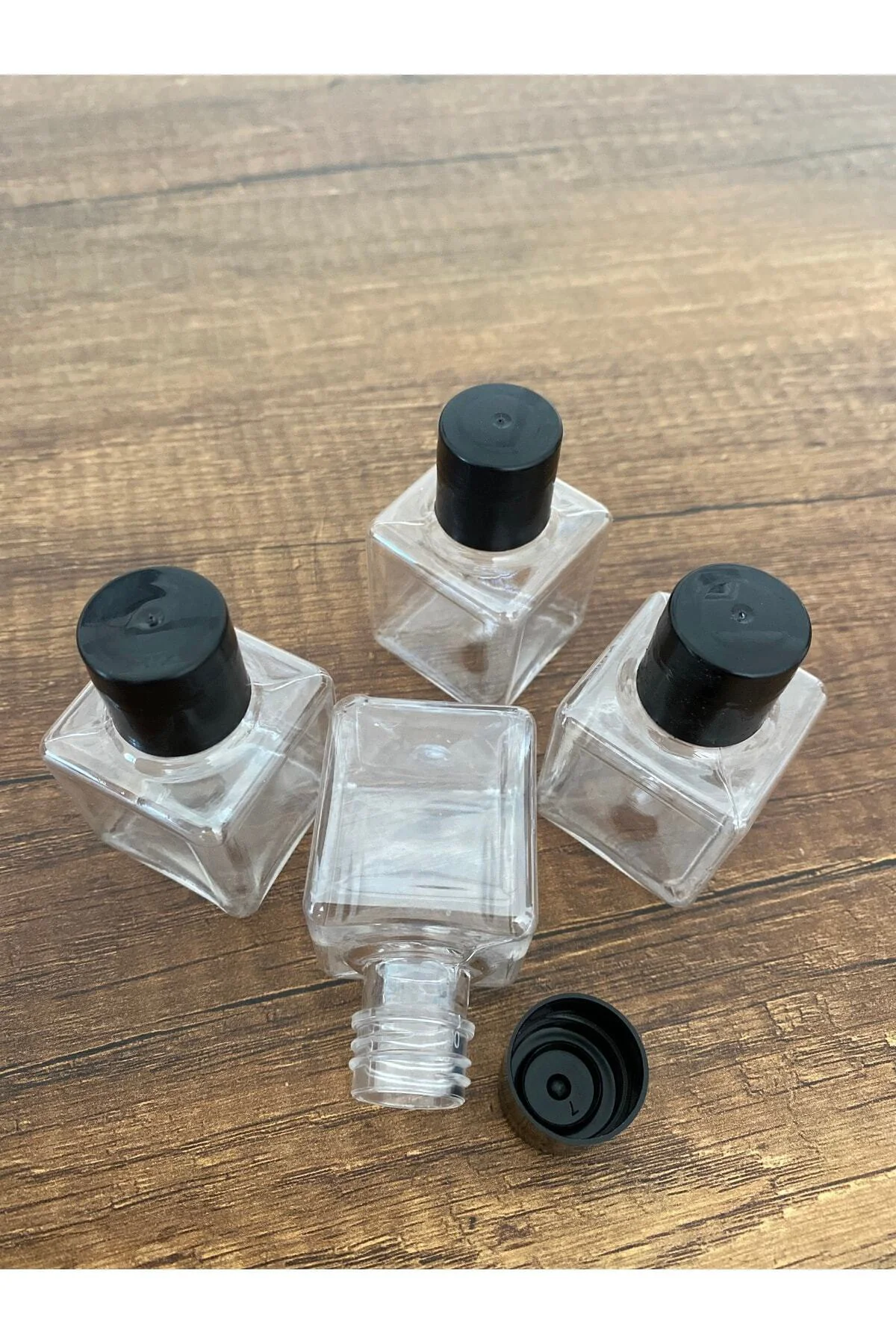 1000 Adet Us-7 Kapaklı Boş Şişe 35 ml Dekoratif Şampuan Şişesi