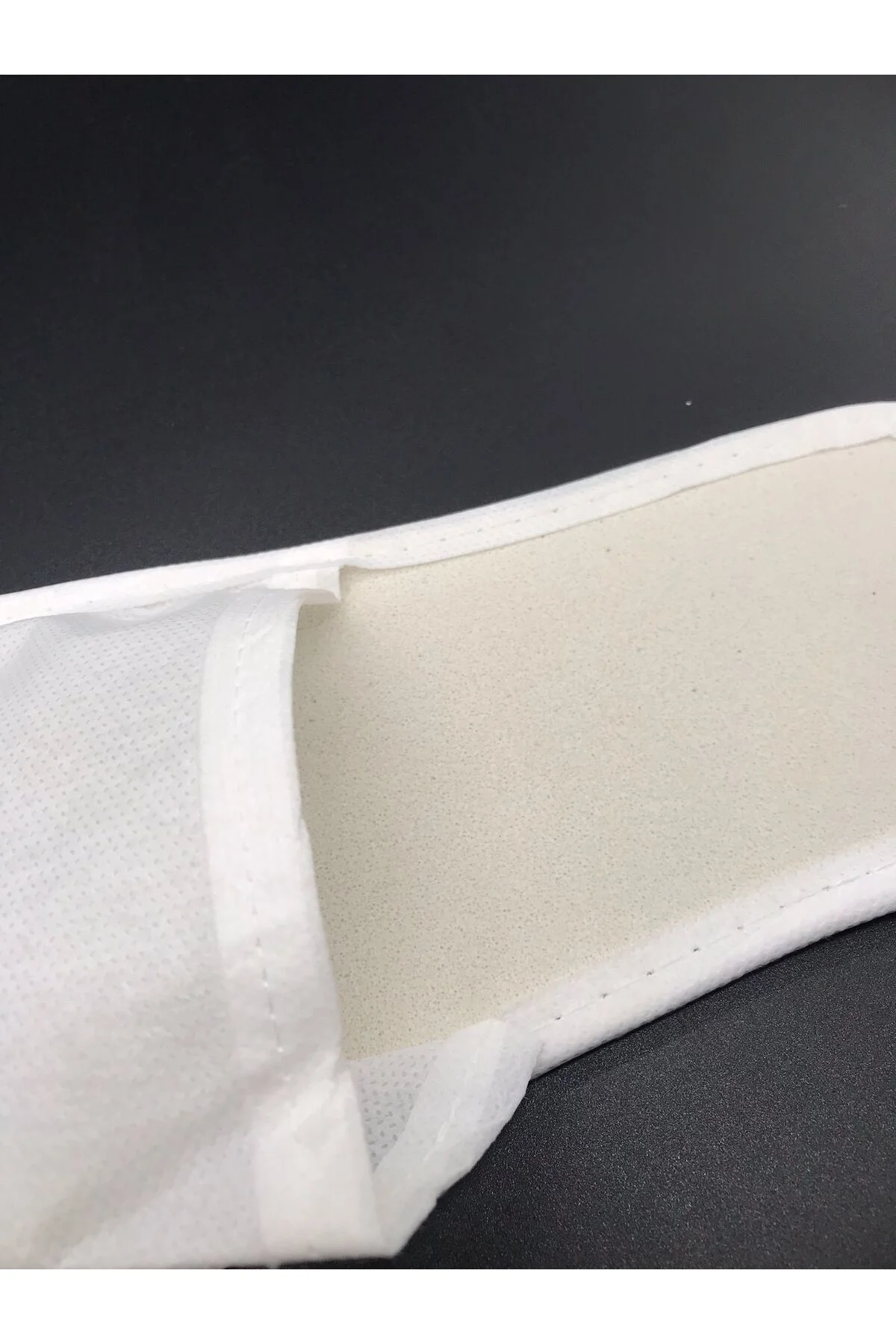 (1000 Çift) 3MM Tabana Biyeli Elyaf Taban Astarsız Otel Tipi Terlik