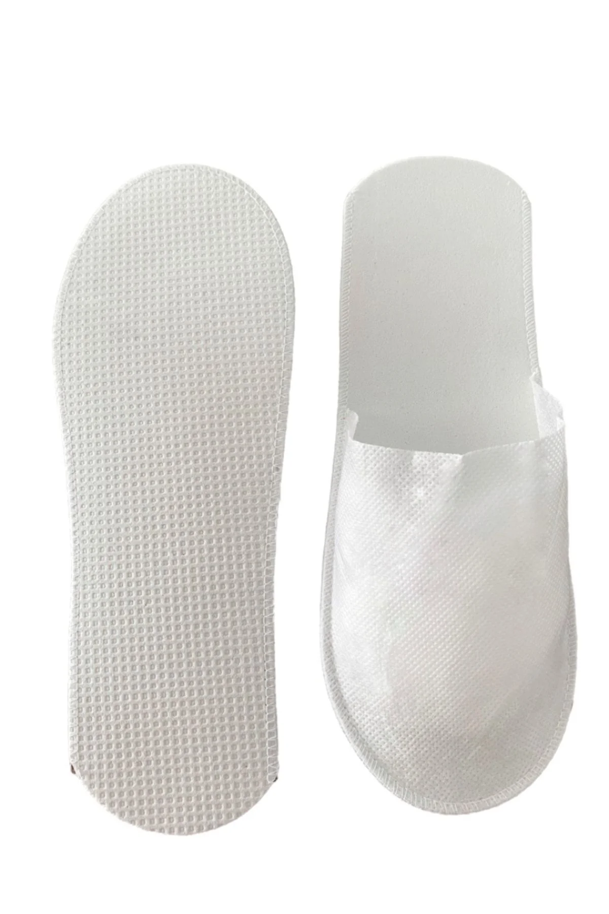 1000 Çift Tek Kullanımlık Otel Terlik Otel Terliği Overlok
