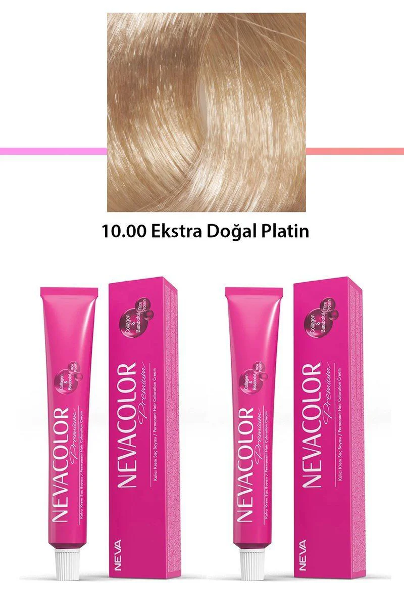 10.00 Ekstra Doğal Platin Saç Boyası 2'li Set - Kalıcı Krem Saç Boyası 2x50g Fiyatı, Yorumları ve Özellikleri