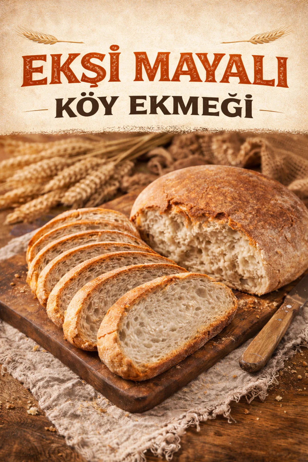 1000 gr Ekşi Mayalı Köy Ekmeği