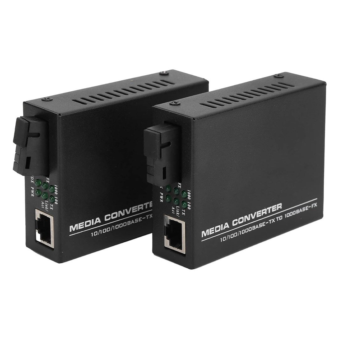1000 MBPS 200 METRE FİBER OPTİK ETHERNET MEDIA KONVERTÖR (4741)