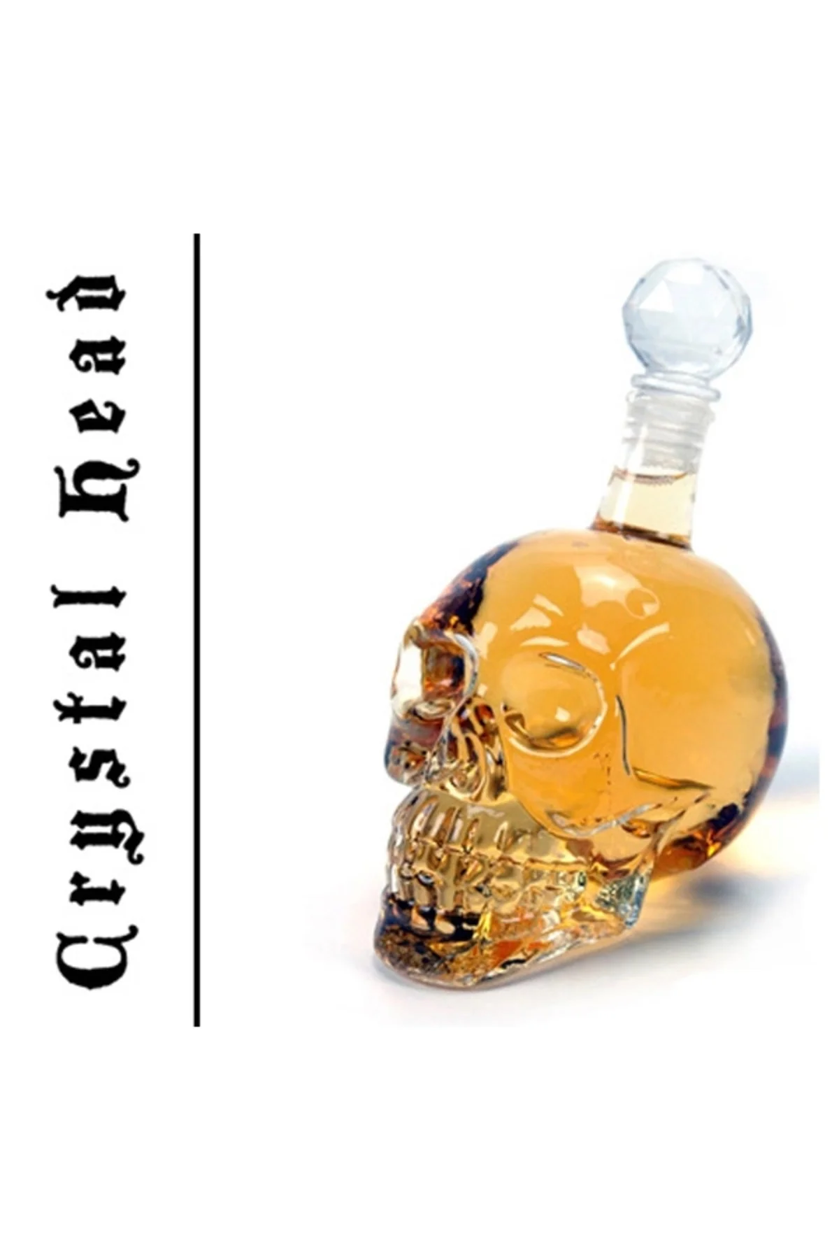 1000 Ml Crystal Head Kuru Kafa İçecek Şişesi 1000 Ml Crystal Head Kuru Kafa İçecek Şişesi - Görsel 2