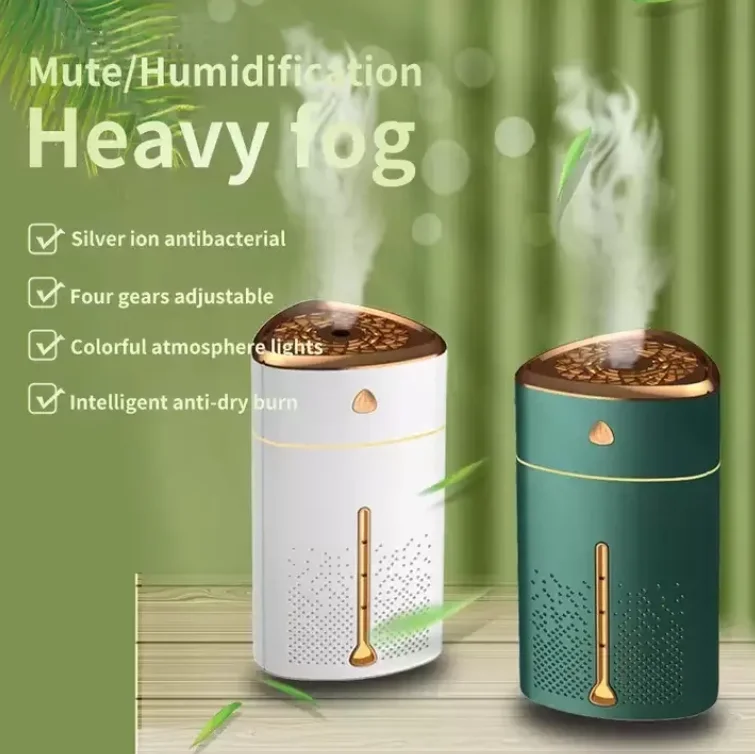 1000 ML Ultrasonik Hava Nemlendirici Işıklı Buhar Makinesi Ve Aro