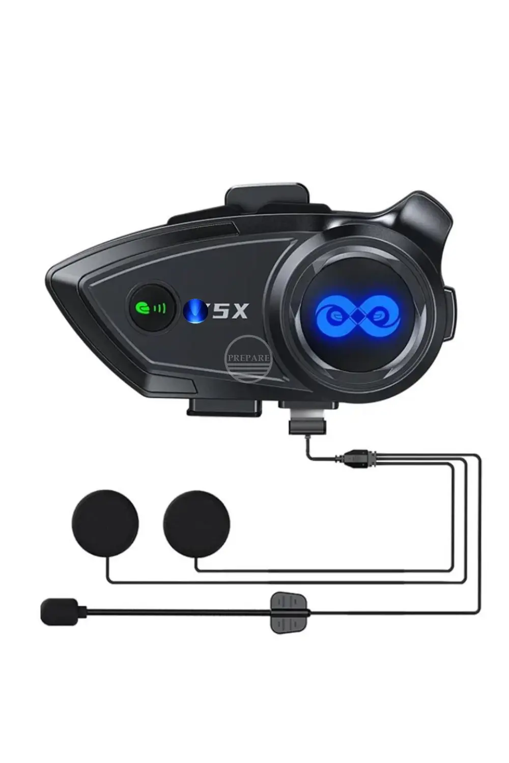 1000 Mt Intrcom Kask Kulaklık Su Geçirmez 4 Eşleşmeli 1000 Mt Gru