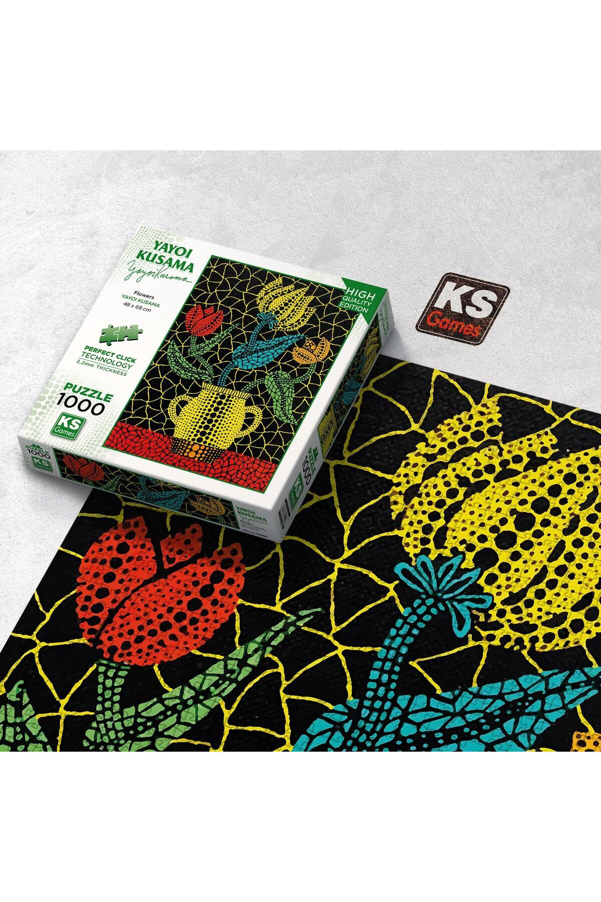 Ks Games 1000 Parça Çiçekler Puzzle