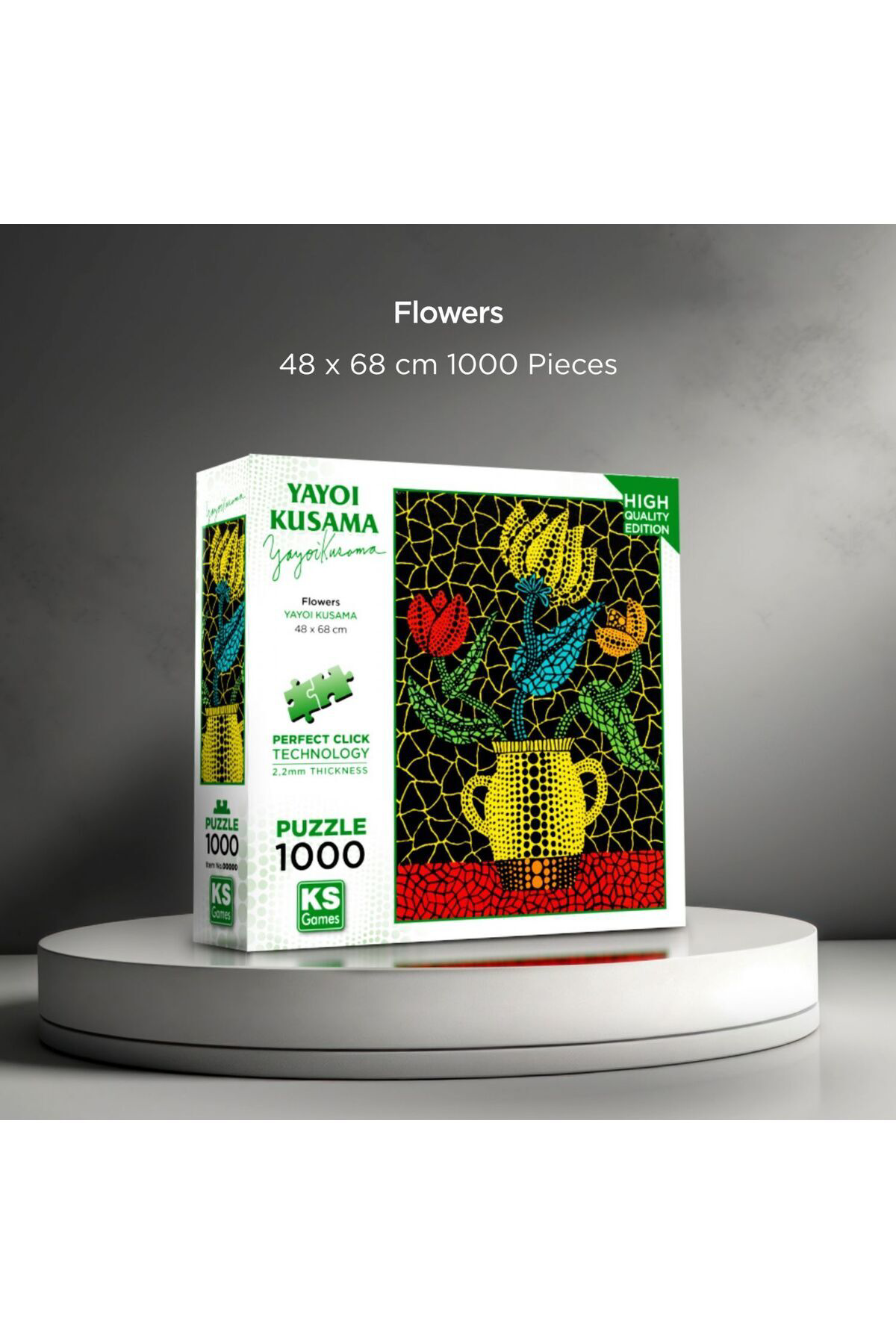 Ks Games 1000 Parça Çiçekler Puzzle