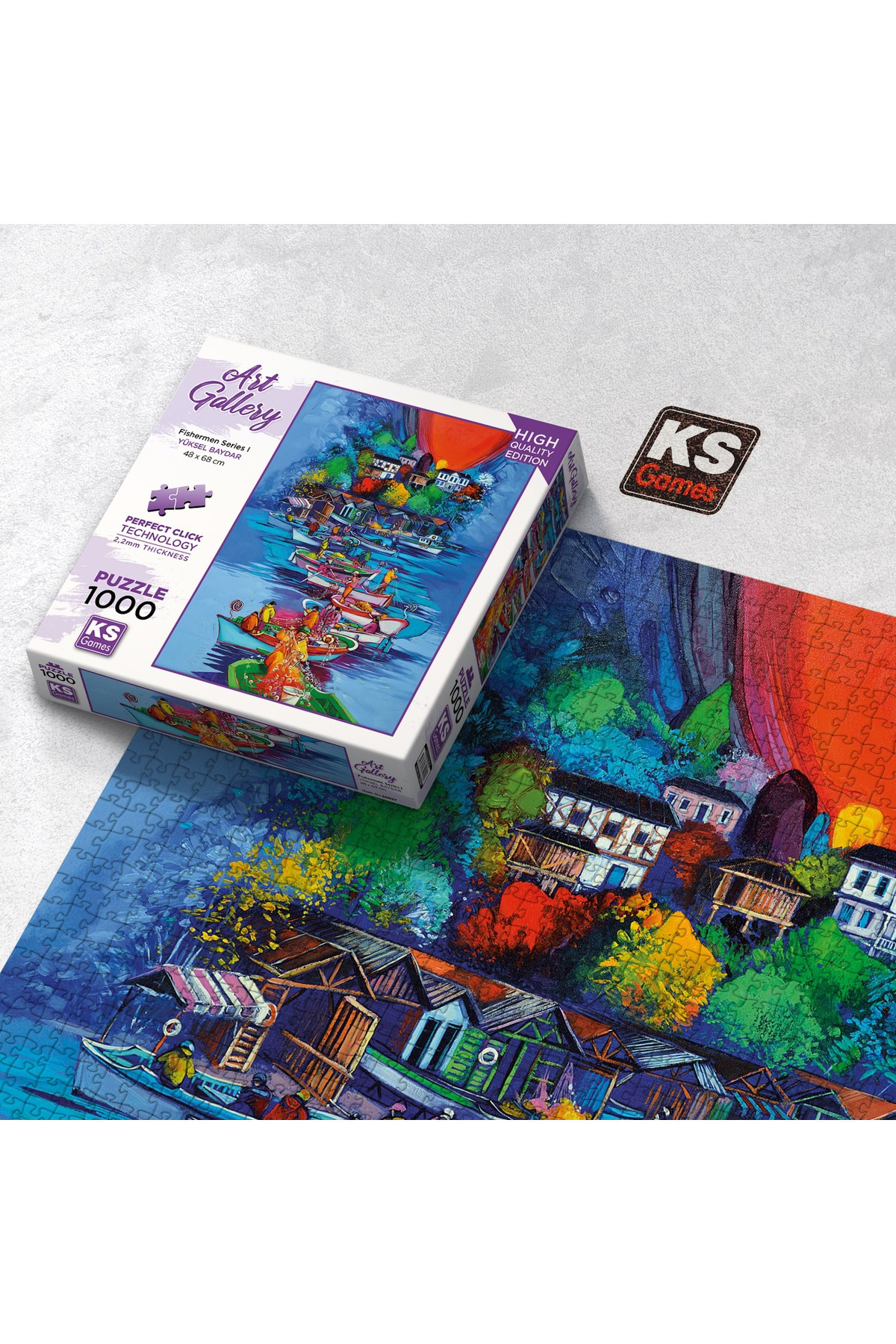 Oyuncak Store 1000 Parça Fishermen Series 1 Yapboz - Fishermen Series 1 1000 Pc