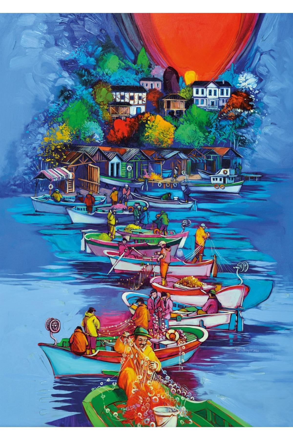 Oyuncak Store 1000 Parça Fishermen Series 1 Yapboz - Fishermen Series 1 1000 Pc