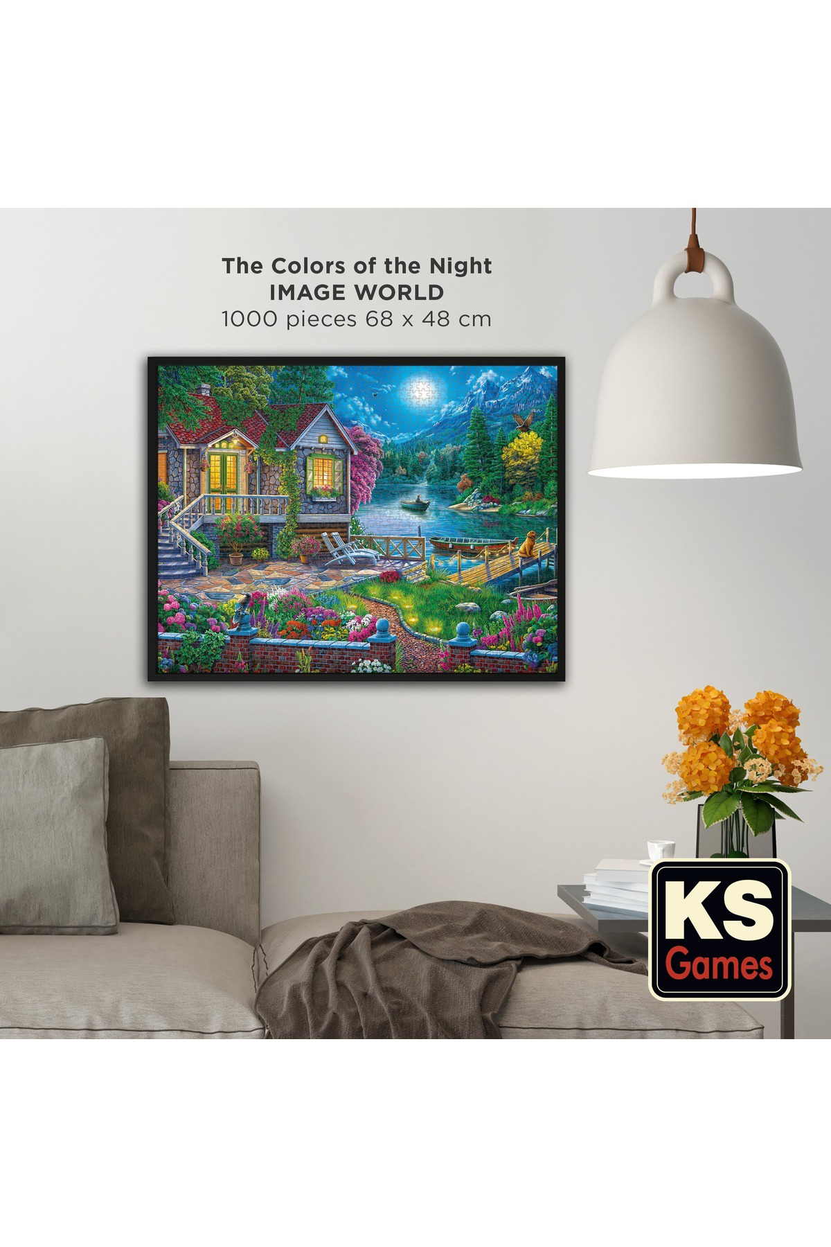 Ks Games 1000 Parça Gecenin Renkleri Puzzle