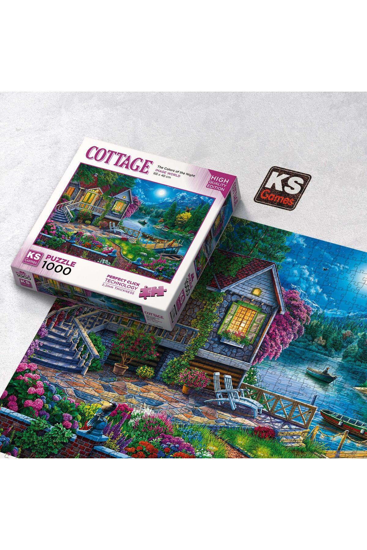 Ks Games 1000 Parça Gecenin Renkleri Puzzle