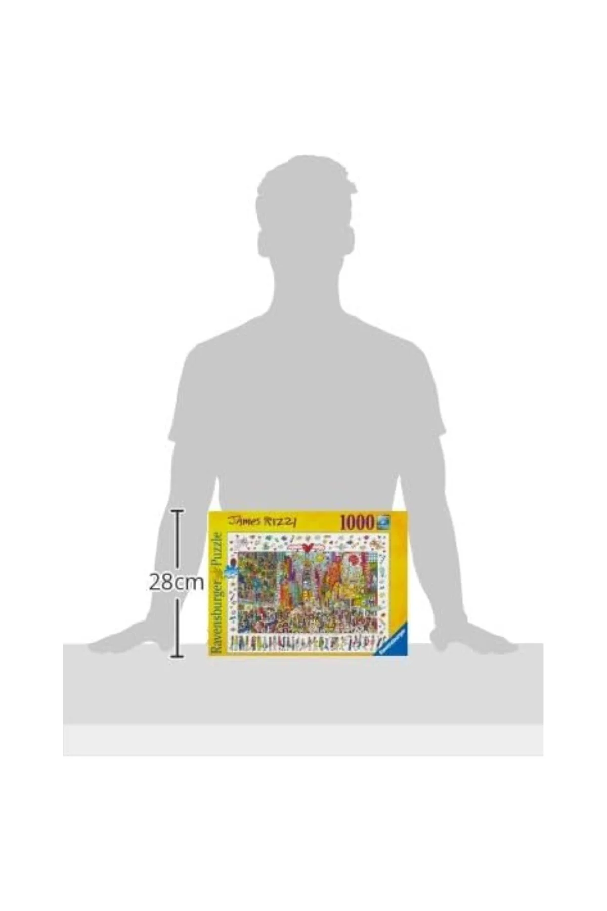 1000 Parça Puzzle James Rizzi-Times Square