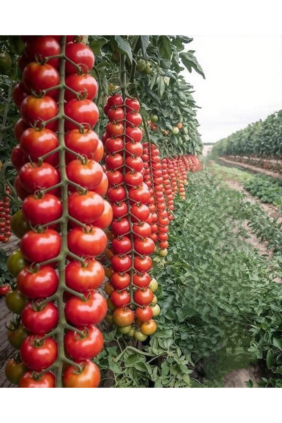 10.000 Adet Hibrit Domates Tohumu + Hediye Üzüm Fidanı Tohumları