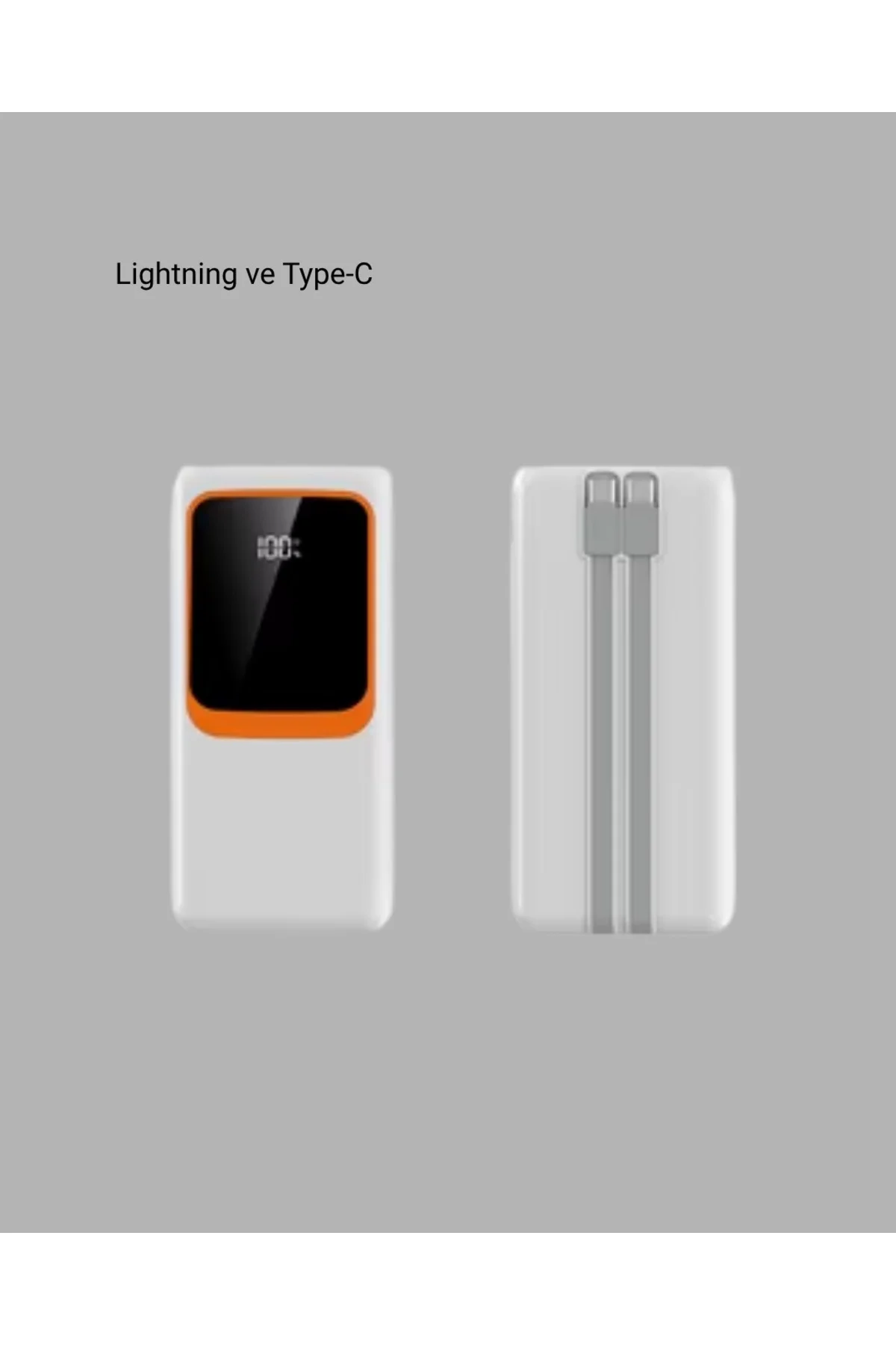 10.000 mAh Bataryalı, Dijital Göstergeli Taşınabilir Powerbank