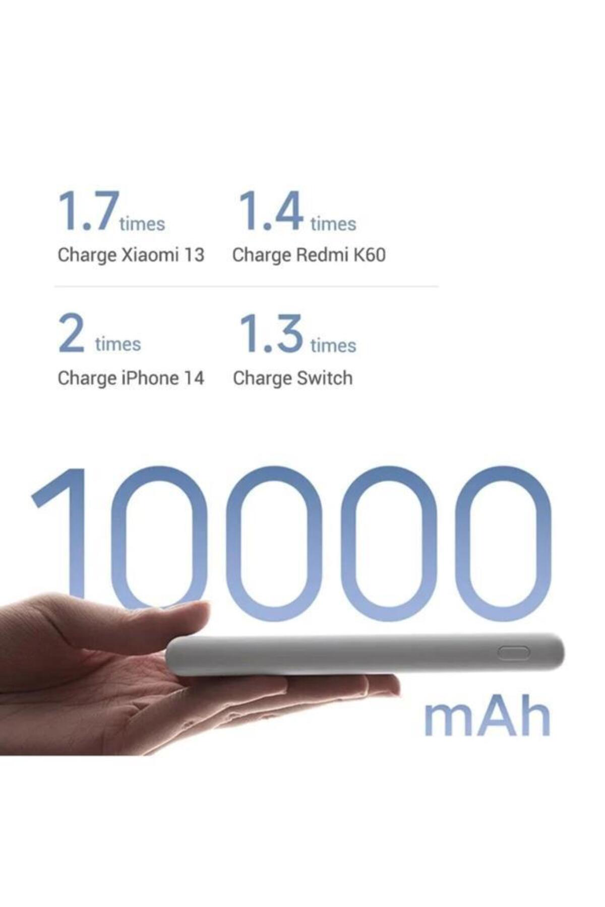10000 Mah Beyaz 22.5w Powerbank Taşınabilir Hızlı Şarj Cihazı Tür