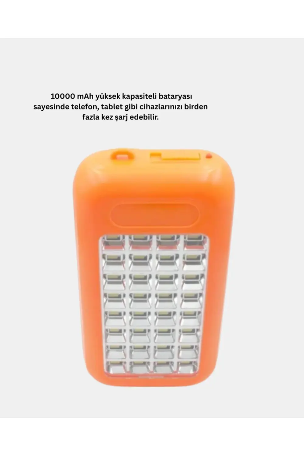 10000 mAh Güneş Enerjili Powerbank ve LED Kamp Lambası