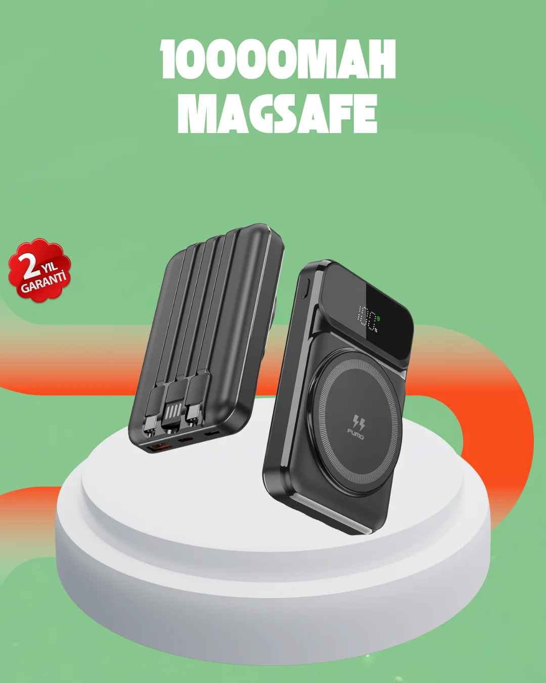10000 mAh Kablosuz Hızlı Şarj Destekli Powerbank – 15W, PD20W, Type-C Girişli Fiyatı, Yorumları ve Özellikleri