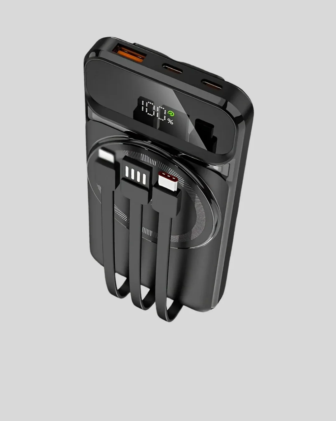 10000 mAh Kablosuz Hızlı Şarj Destekli Powerbank – 15W, PD20W, Type-C Girişli