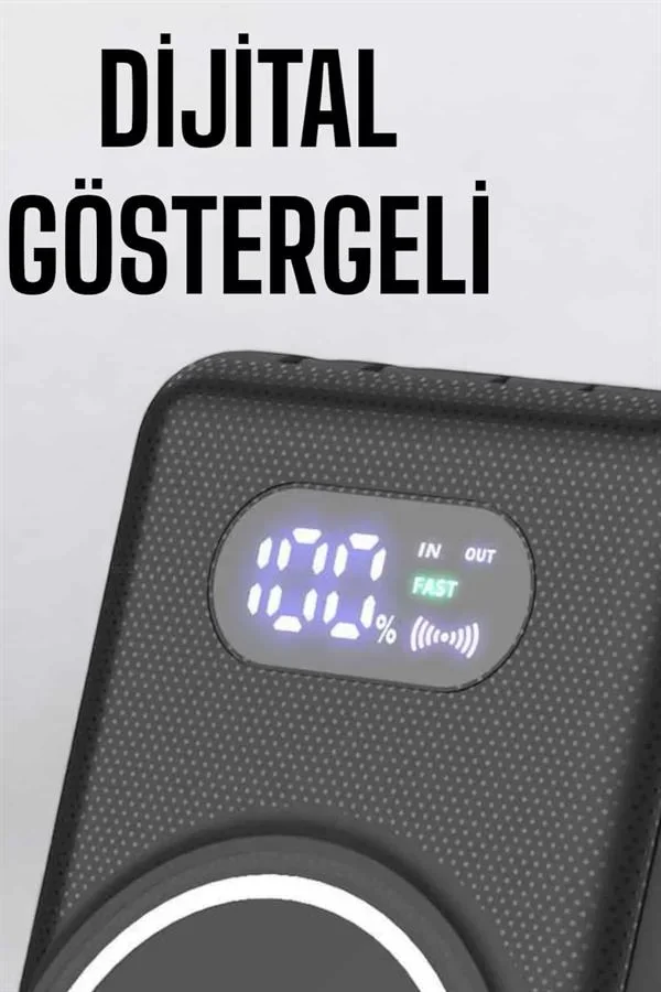 10.000 Mah Powerbank 4 Portlu Hızlı Şarj Dijital Göstergeli - Lisinya
