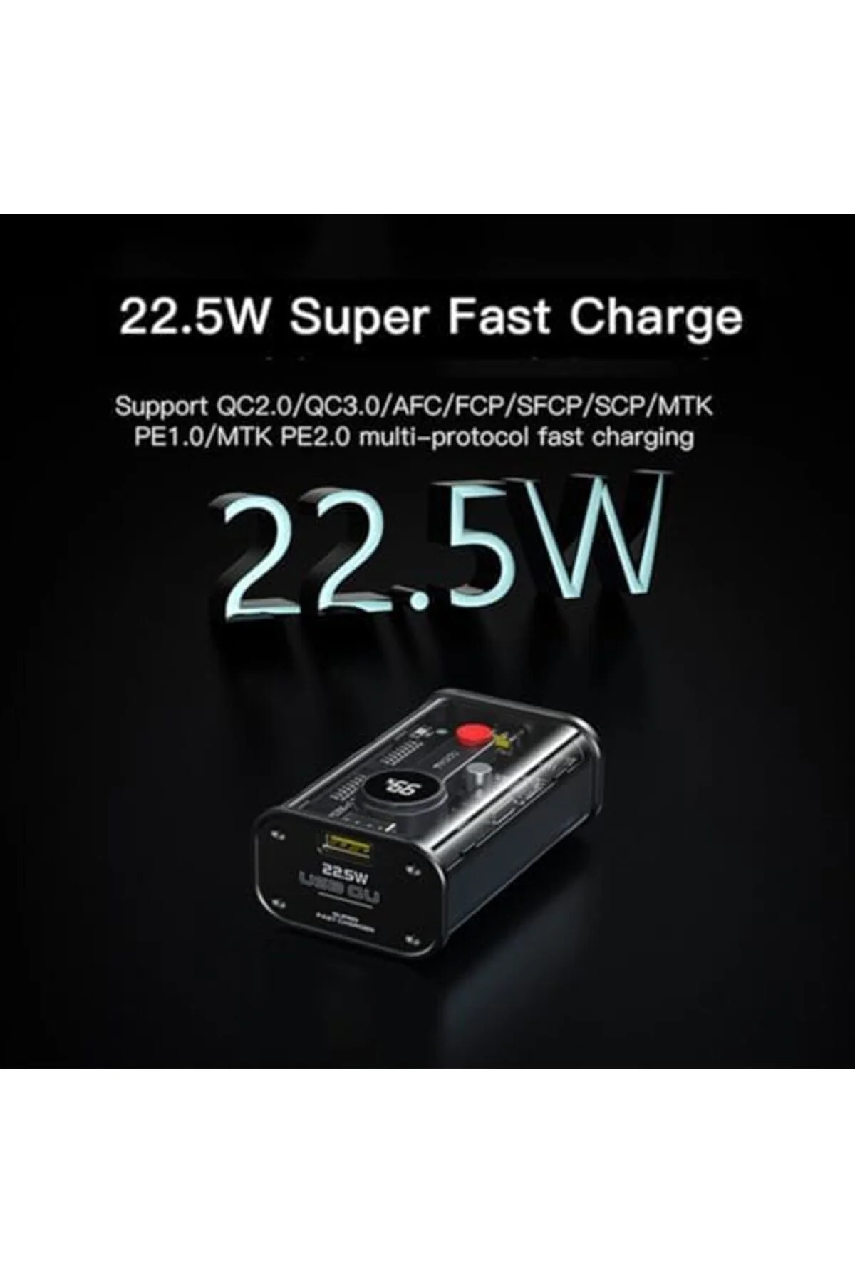 10.000 mAh Powerbank USB 3.0, PD Hızlı Şarj 22,5 W 1153473
