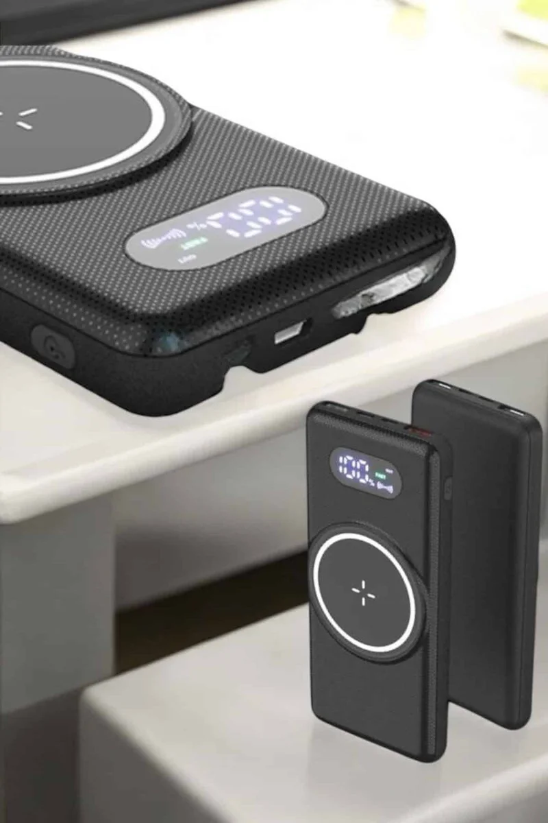 10000 Mah Taşınabilir Powerbank Hızlı Şarj ve Dijital Göstergeli