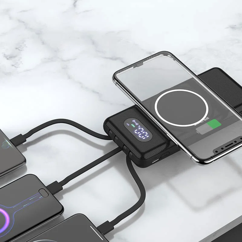10.000 Mah Taşınabilir Hızlı Şarj Aleti/wireless Powerbank W01 Diğer