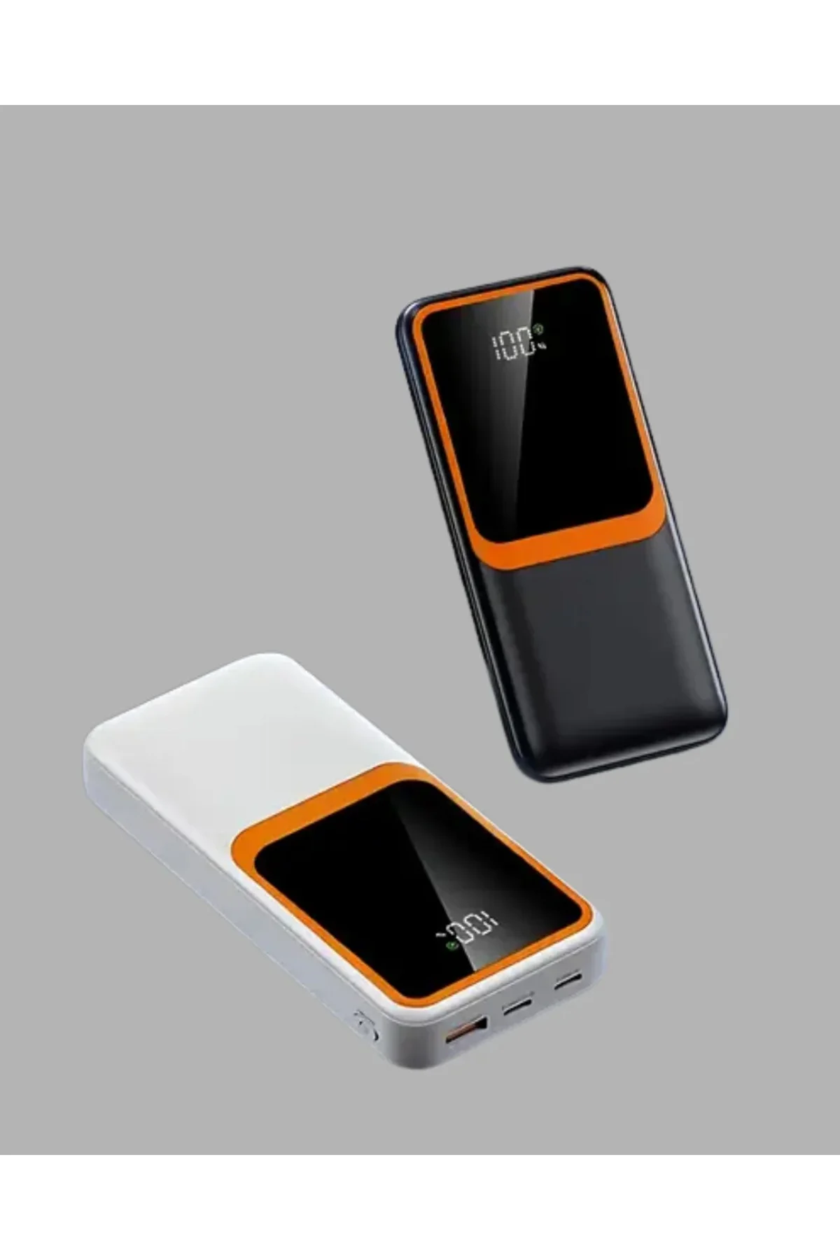 10000 mAh Taşınabilir Powerbank Çift Çıkışlı Type-C ve Lightning Uyumlu 10000 mAh Taşınabilir Powerbank Çift Çıkışlı Type-C ve Lightning Uyumlu