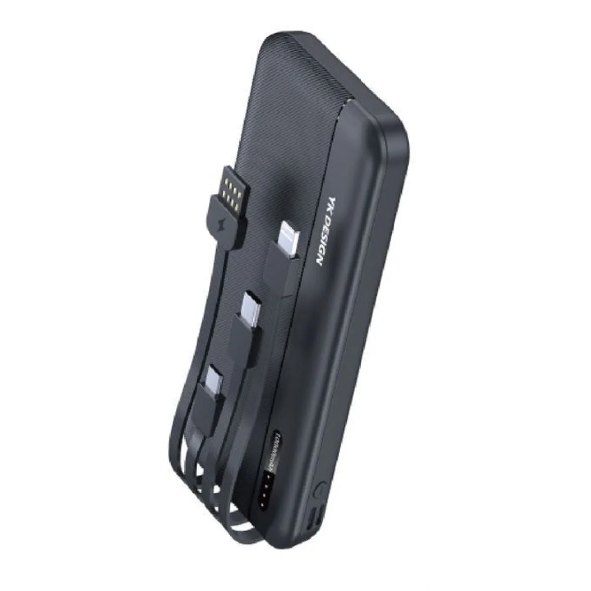 10000 mAh  Type-C USB Lightning 4 Kablolu Hızlı Kablosuz Şarj Powerbank