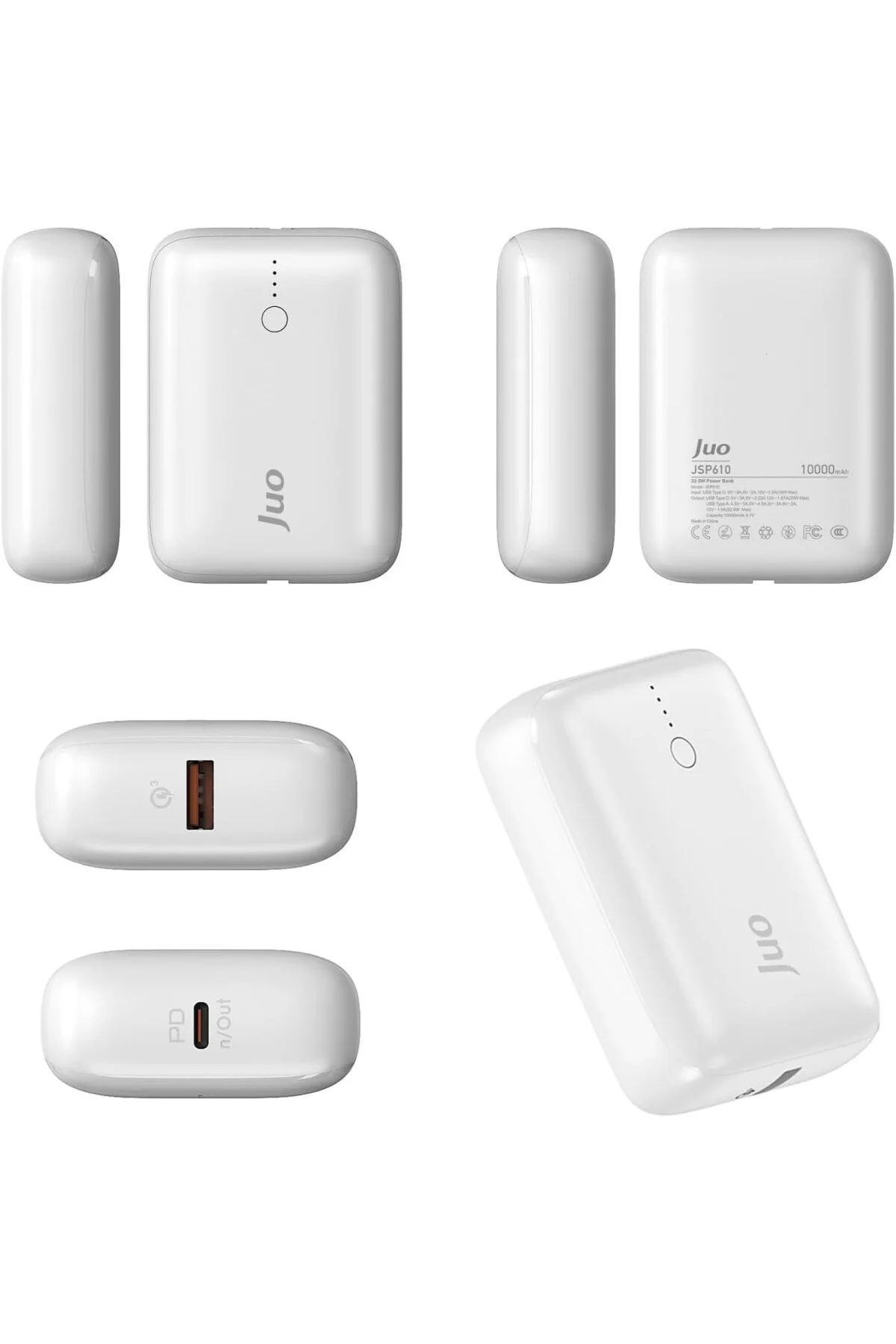 10000mAh 20W USB-A + USB-C Powerbank Taşınabilir Hızlı Şarj Cihaz 10000mAh 20W USB-A + USB-C Powerbank Taşınabilir Hızlı Şarj Cihaz