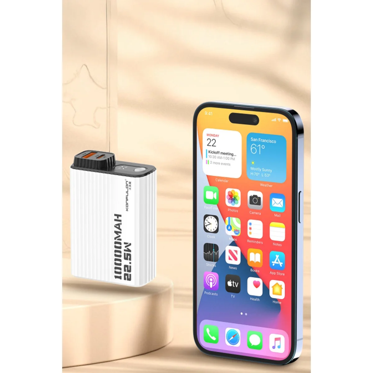 10000mAh Mini Powerbank PD 20W - Cebinize Sığan Süper Hızlı Şarj Cihazı